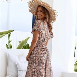 Bohemian Floral Dress